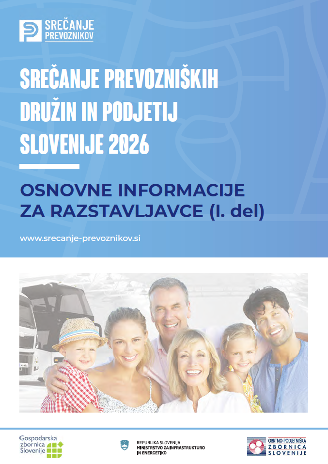 Informacije za razstavljavce 2026