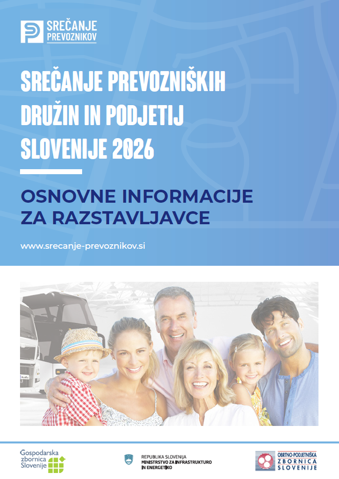 Informacije za razstavljavce 2026
